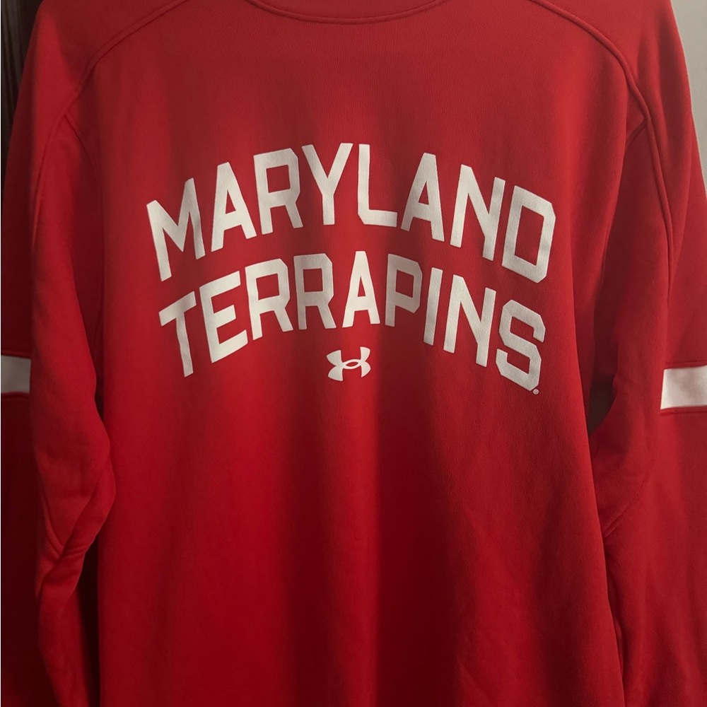 Under Armour Red Crewneck Sweatshirt